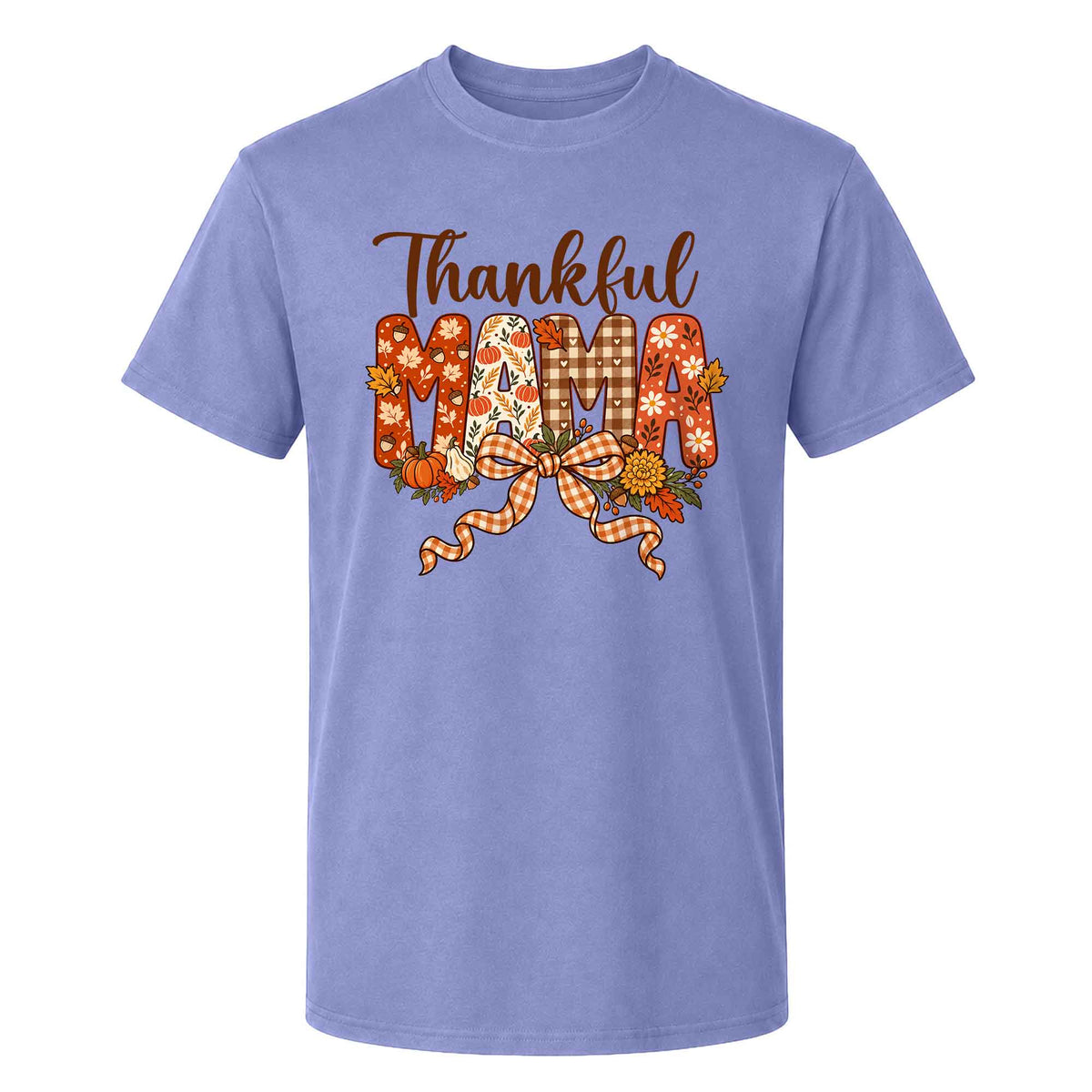 Personalized Thanksgiving Shirt - Thankful Mama - Holiday Gift for Mom, Grandma