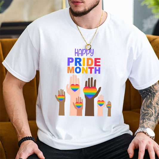 Happy Pride Month, I Love lgbt T-shirt For Adult Kids