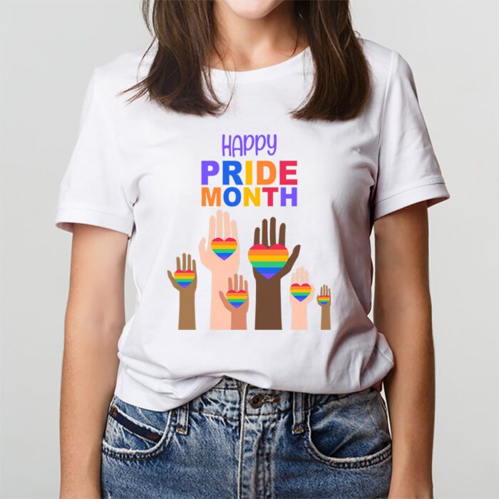 Happy Pride Month, I Love lgbt T-shirt For Adult Kids