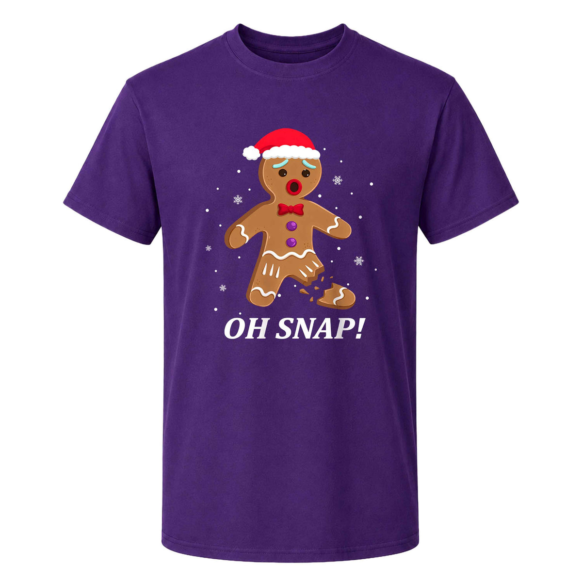 Funny Gingerbread Christmas Sweatshirt, Oh Snap Holiday Graphic Tee, Christmas Gift