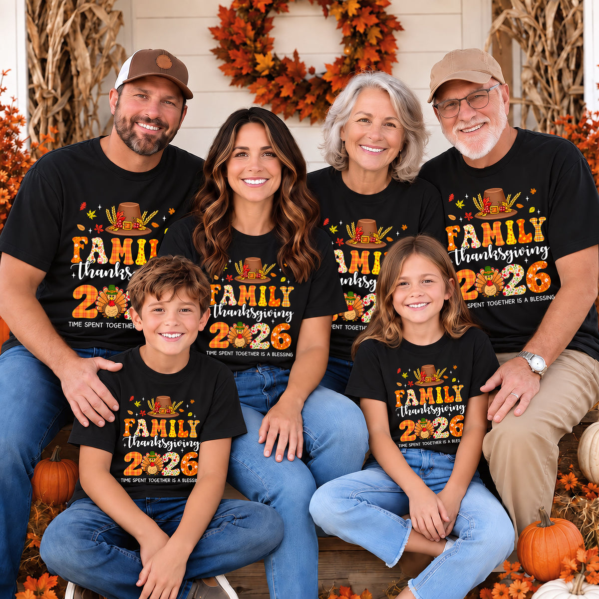 Personalized Family Thanksgiving Sweatshirt, Custom Family Name Shirt, Thanksgiving Dinner Gift For Family