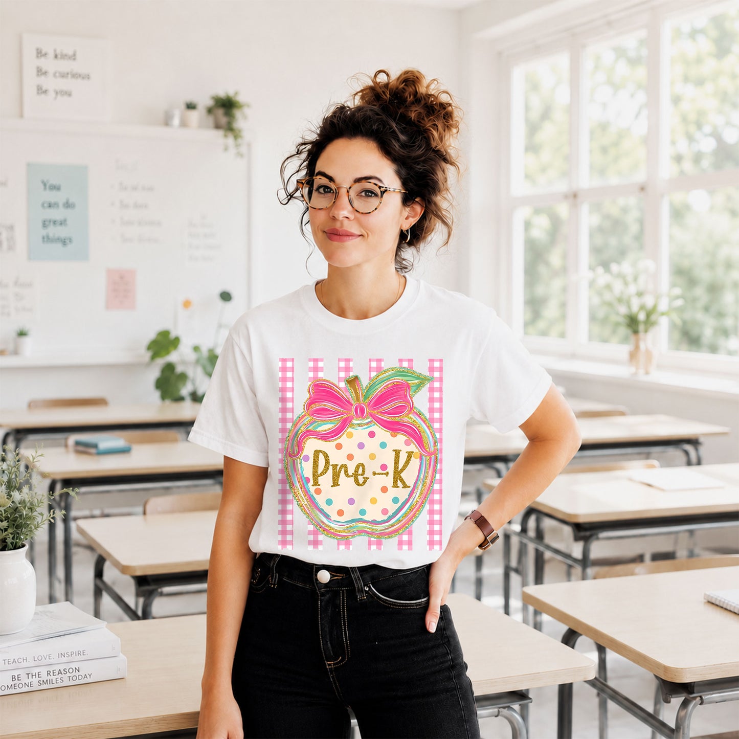 Personalized Striped Back to School Shirt for Kids Teachers – Custom Name & Grade Tee for Pre-K to 8th Grade Students, First Day Outfit