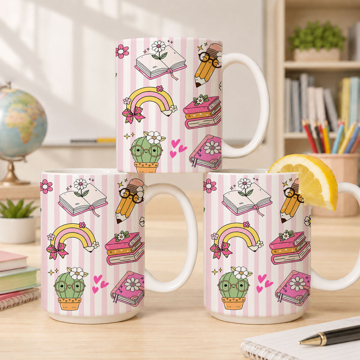 Personalized Hello Kindergarten Mug with Custom Grade & Name, Cute Goose School Coffee Mug, First Day of School Gift for Kids Students