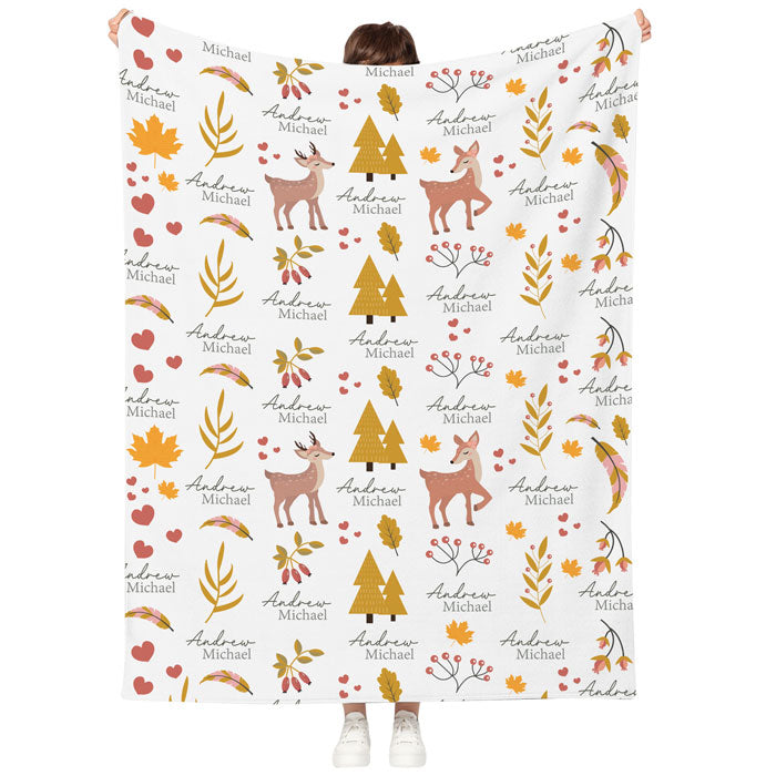 Personalized Baby Fleece Blanket With Name, Christmas Gifts For Kids