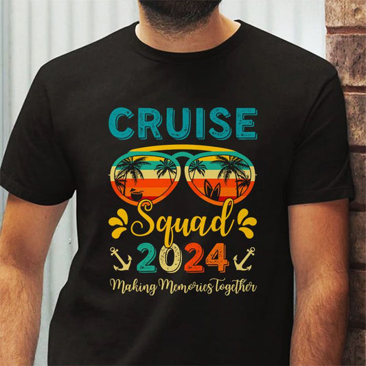 Cruise Squad 2024 Summer Vacation Matching Family Group T-Shirt