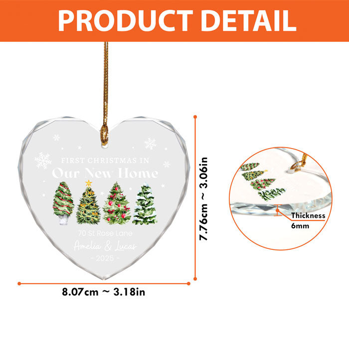 Personalized Housewarming Gifts New Home Ornaments For Couples Newlyweds