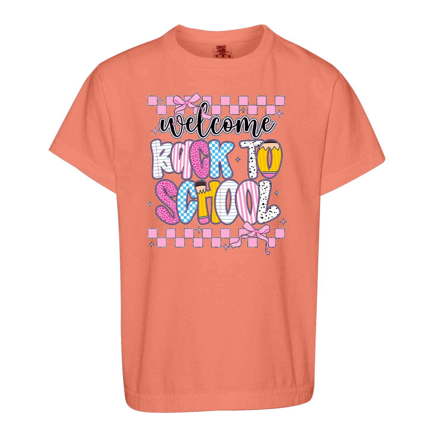 Personalized Welcome Back to School Teacher Student Shirt, Custom Name Back to School T-Shirt, First Day of School Gift Tee