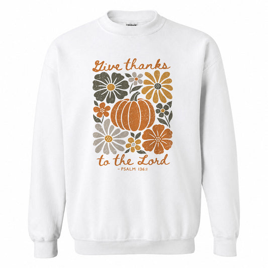 Thanksgiving Christian Shirt - Give Thanks To The Lord - Thanksgiving Gift for Friends, Self Gift