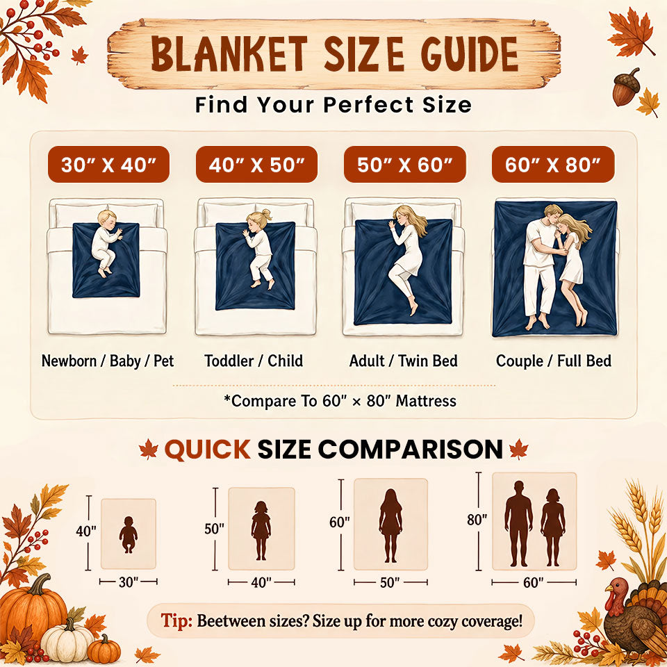 Personalized Thanksgiving Blanket - Grandkids are Our Greatest Blessings Crossword Puzzle Art - Gift for Grandparents