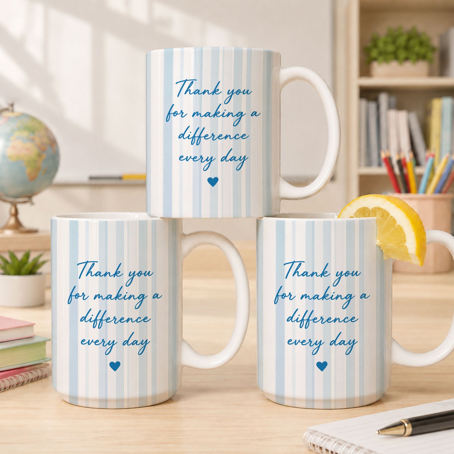 Personalized Teach Love Inspire Teacher Mug with Custom Name, Teacher Appreciation Coffee Mug, Thank You Teacher Gift, Back to School Gift