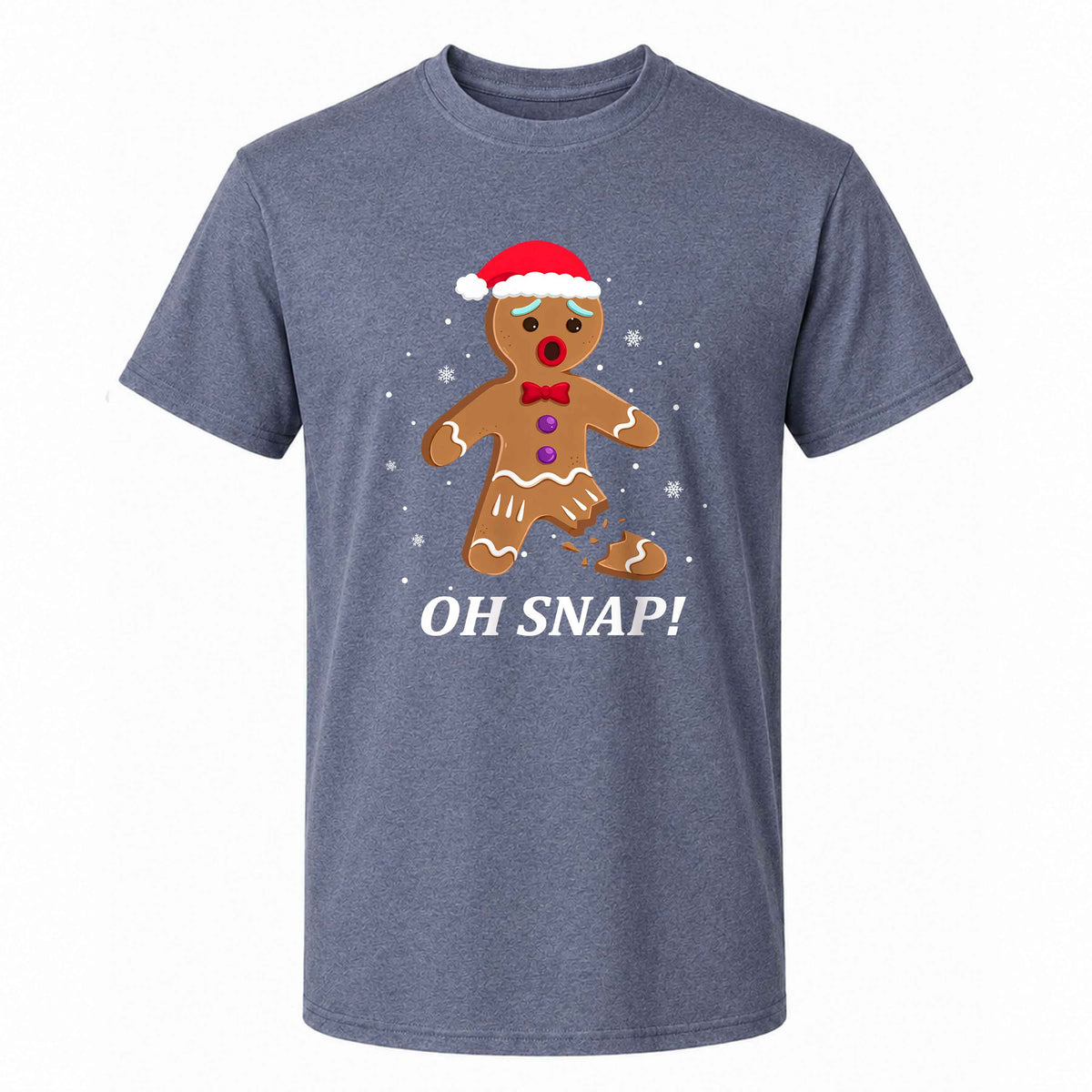 Funny Gingerbread Christmas Sweatshirt, Oh Snap Holiday Graphic Tee, Christmas Gift