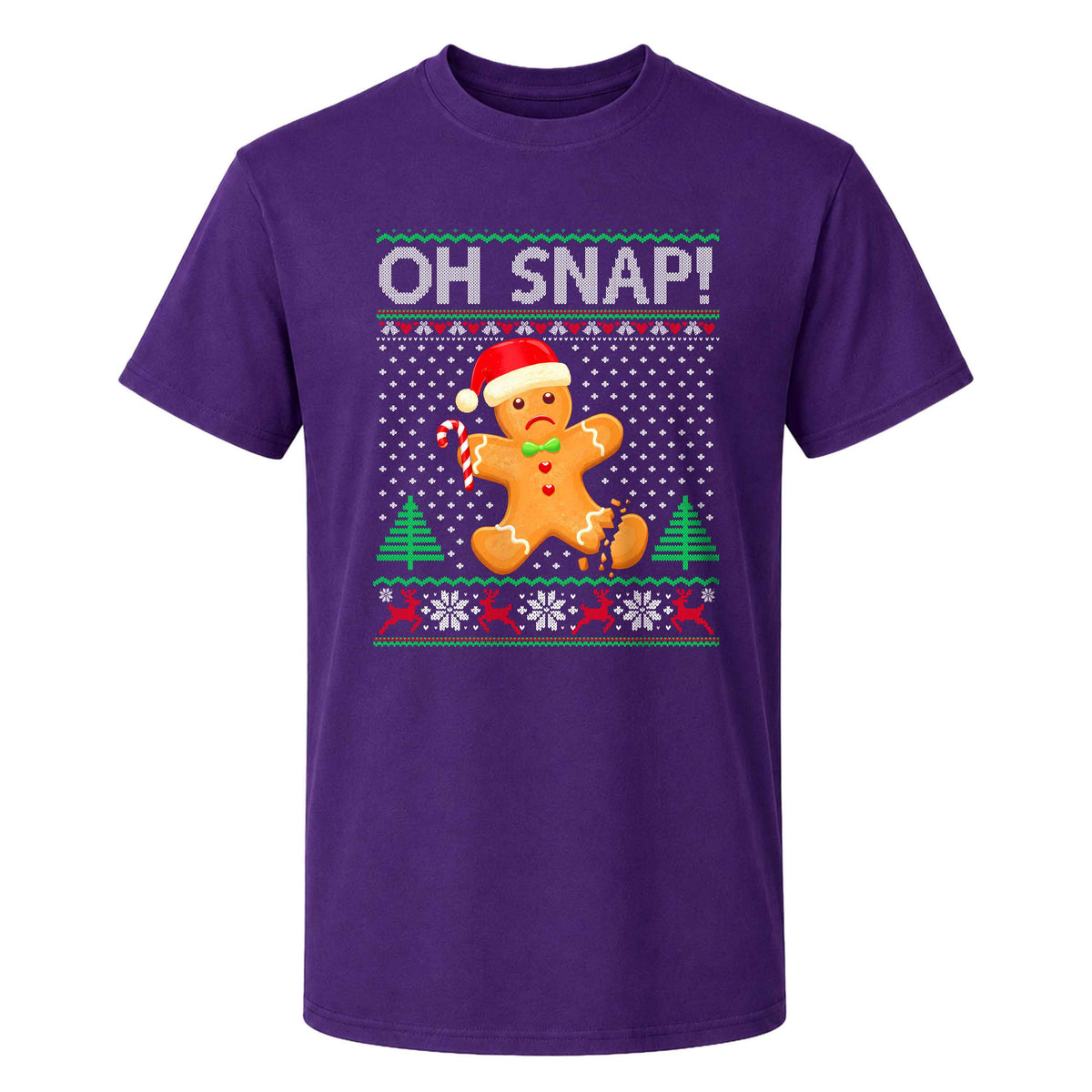 Funny Gingerbread Christmas Sweatshirt, Oh Snap Holiday Graphic Tee, Christmas Gift
