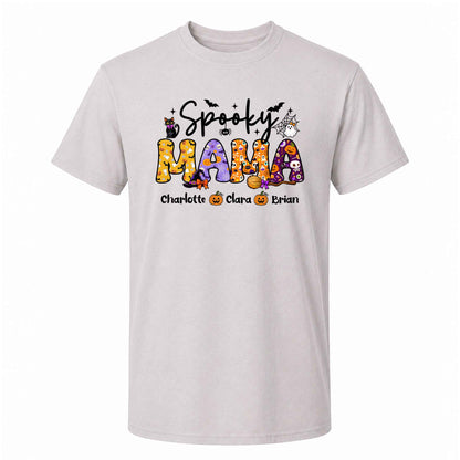 Personalized Halloween Shirt - Spooky Mama - Halloween Gift for Mom & Grandma