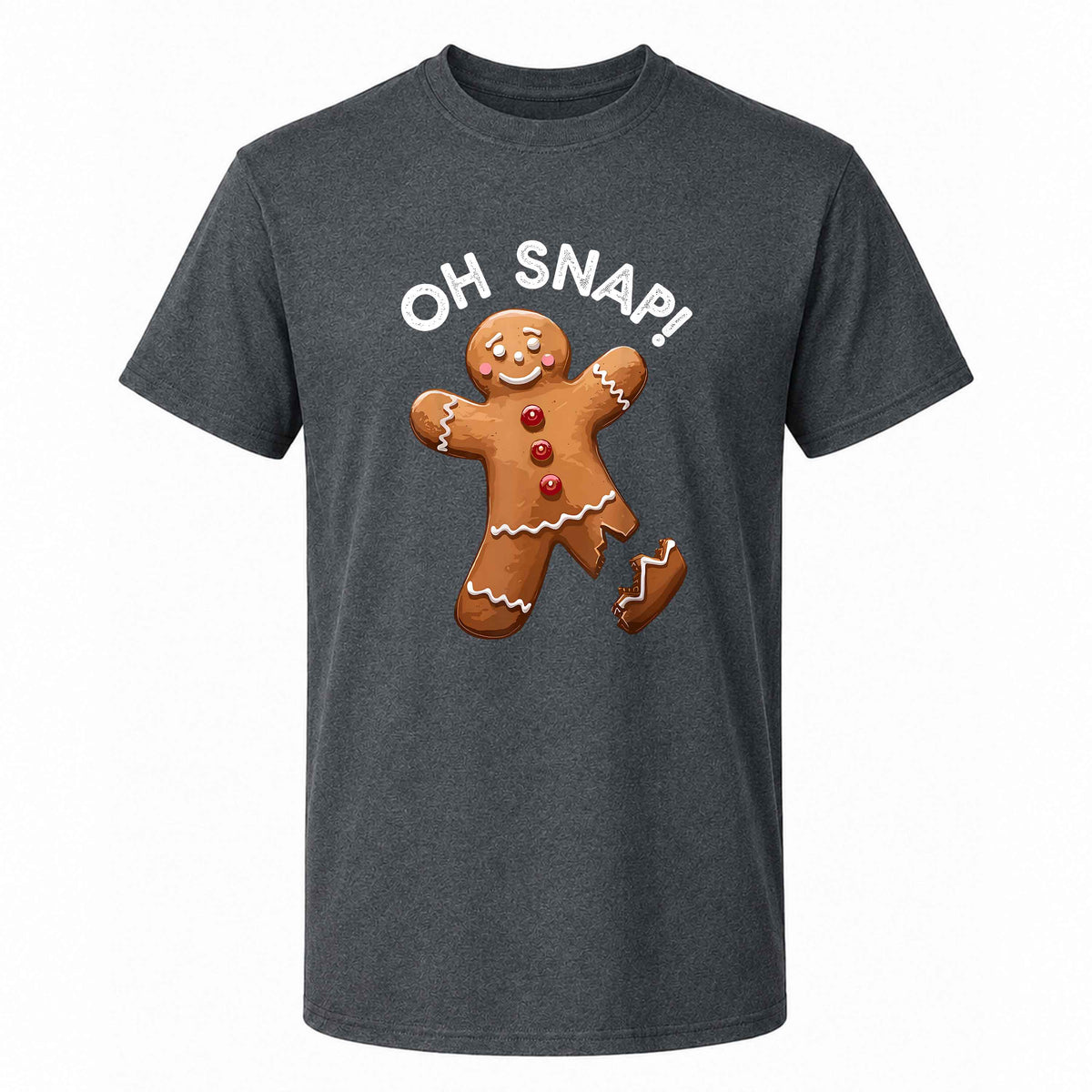 Funny Gingerbread Christmas Sweatshirt, Oh Snap Holiday Graphic Tee, Christmas Gift