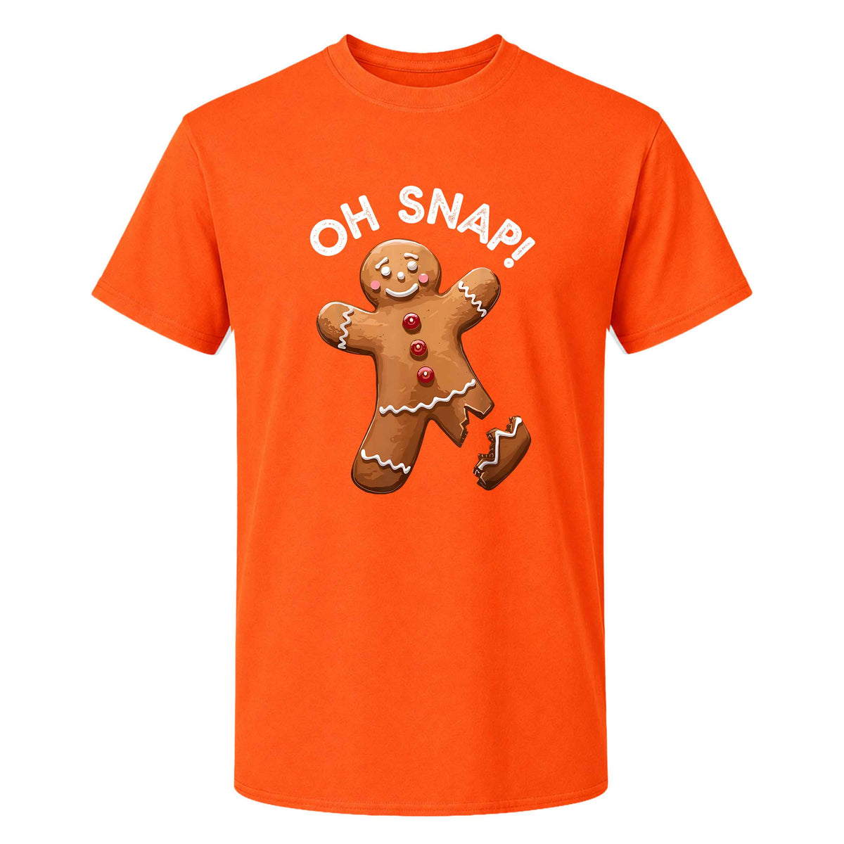 Funny Gingerbread Christmas Sweatshirt, Oh Snap Holiday Graphic Tee, Christmas Gift