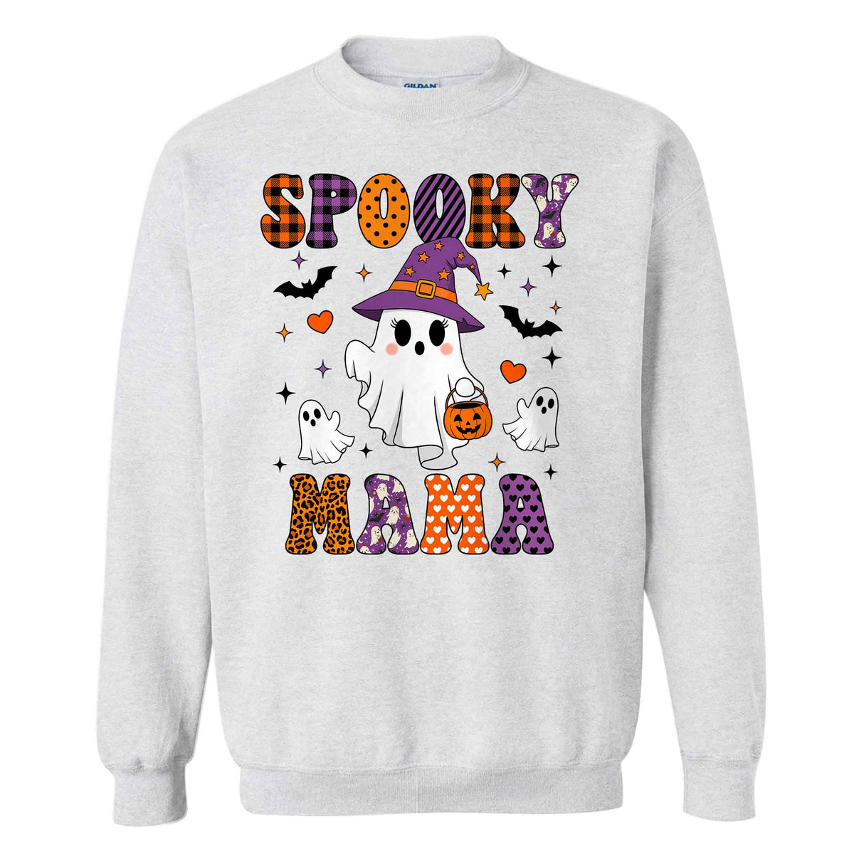 Personalized Halloween Shirt - Spooky Mama Shirt - Halloween Gift for Mom, Grandma, Aunt