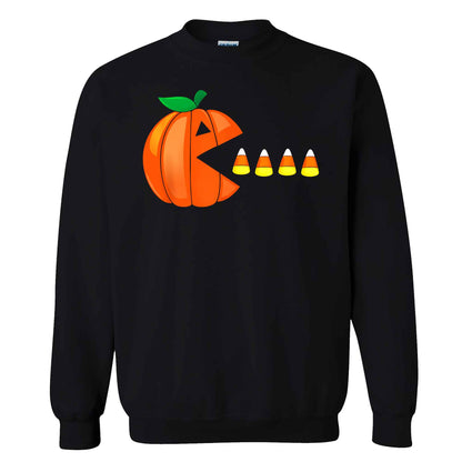 Pumpkin Ghost Graphic Halloween Sweatshirt, Spooky Season Jack O Lantern Shirt, Funny Halloween Gift