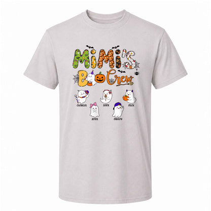Personalized Halloween Shirt - Mimi's Boo Crew T-Shirt Sweatshirt - Spooky Season Gift for Mom, Grandma