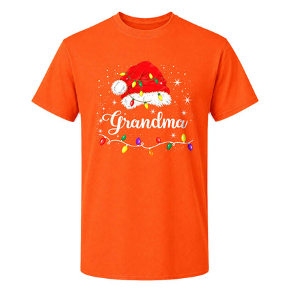 Personalized Family Christmas Shirts, Matching Santa Hat Tees, Custom Name Holiday Gift