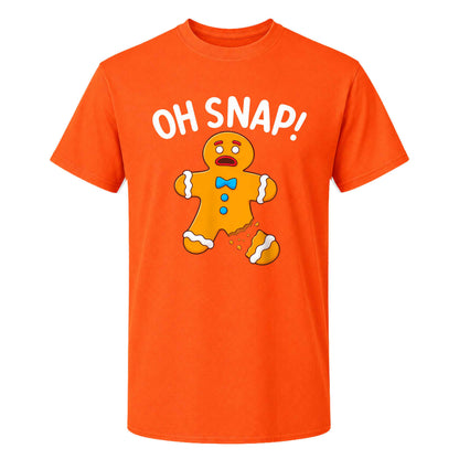 Funny Gingerbread Christmas Sweatshirt, Oh Snap Holiday Graphic Tee, Christmas Gift