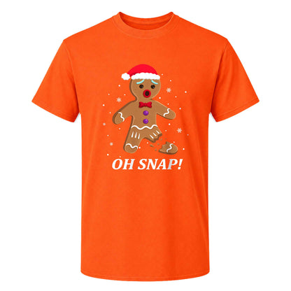 Funny Gingerbread Christmas Sweatshirt, Oh Snap Holiday Graphic Tee, Christmas Gift