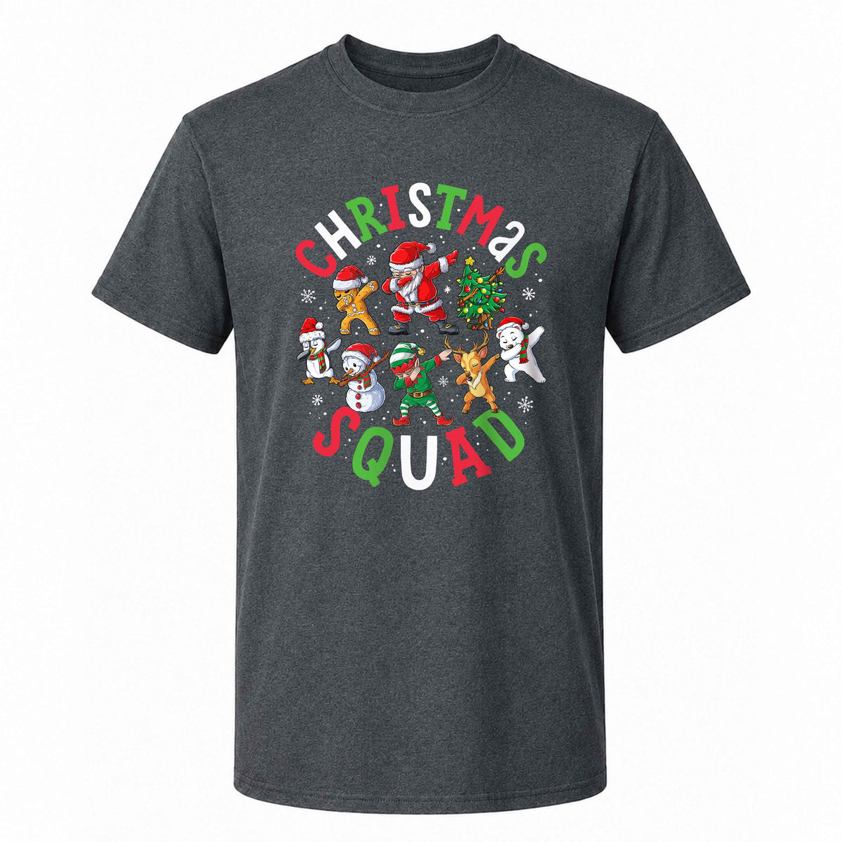 Christmas Squad Matching Family Shirts, Funny Christmas Graphic Tees, Holiday Gift for Family