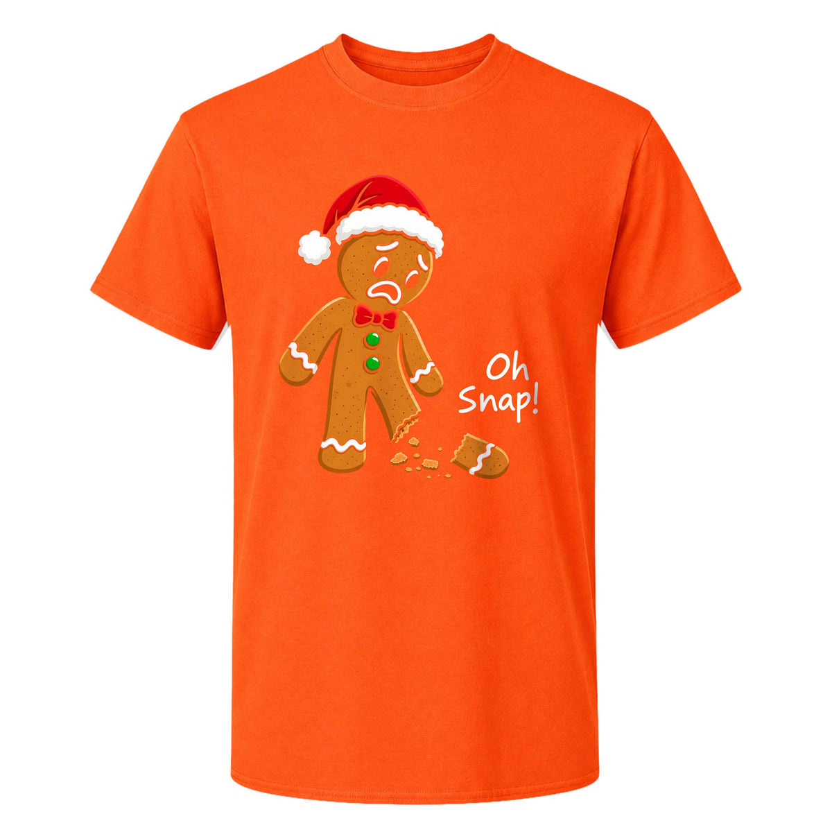Funny Gingerbread Christmas Sweatshirt, Oh Snap Holiday Graphic Tee, Christmas Gift