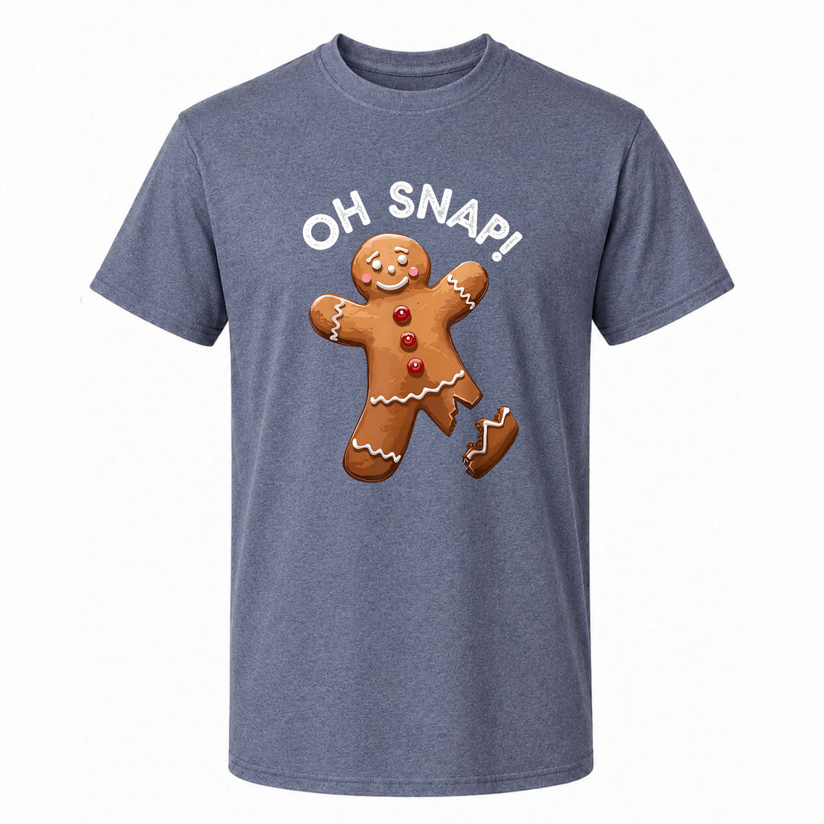Funny Gingerbread Christmas Sweatshirt, Oh Snap Holiday Graphic Tee, Christmas Gift