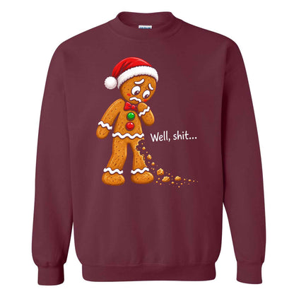 Gingerbread Christmas Sweatshirt, Funny Christmas Shirt Christmas Gift