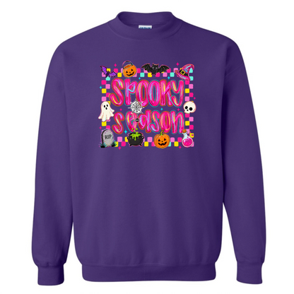 Colorful Halloween Shirt - Spooky Halloween T-shirt Sweatshirt - Cute Halloween Outfit, Spooky Season Gift
