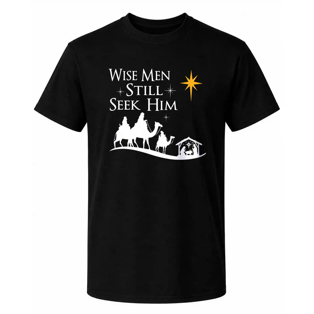 Wise Men Still Seek Him Christmas Shirt, Christian Nativity T-Shirt, Religious Christmas Gift for Men Women