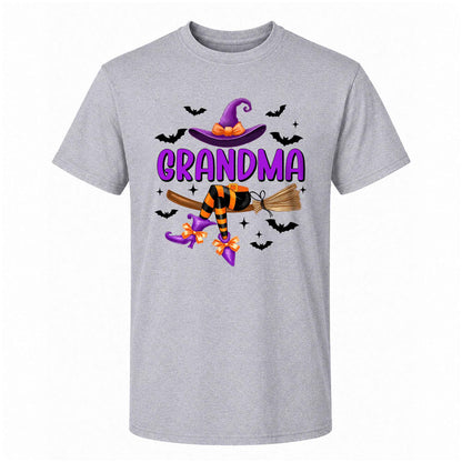 Personalized Halloween Witch Shirt - Grandma Witch T-Shirt Sweatshirt - Halloween Gift for Grandma, Mom
