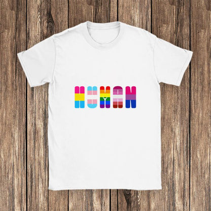 Human Happy Pride Month, I Love lgbt T-shirt For Adult Kids