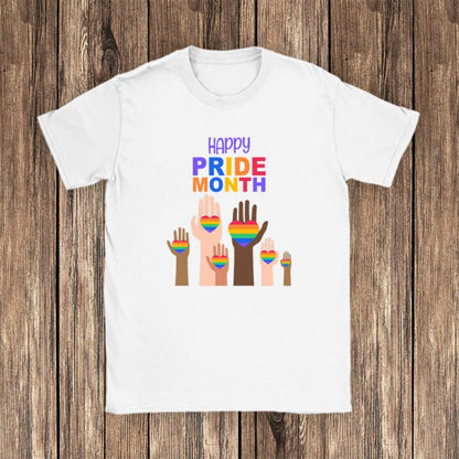 Happy Pride Month, I Love lgbt T-shirt For Adult Kids
