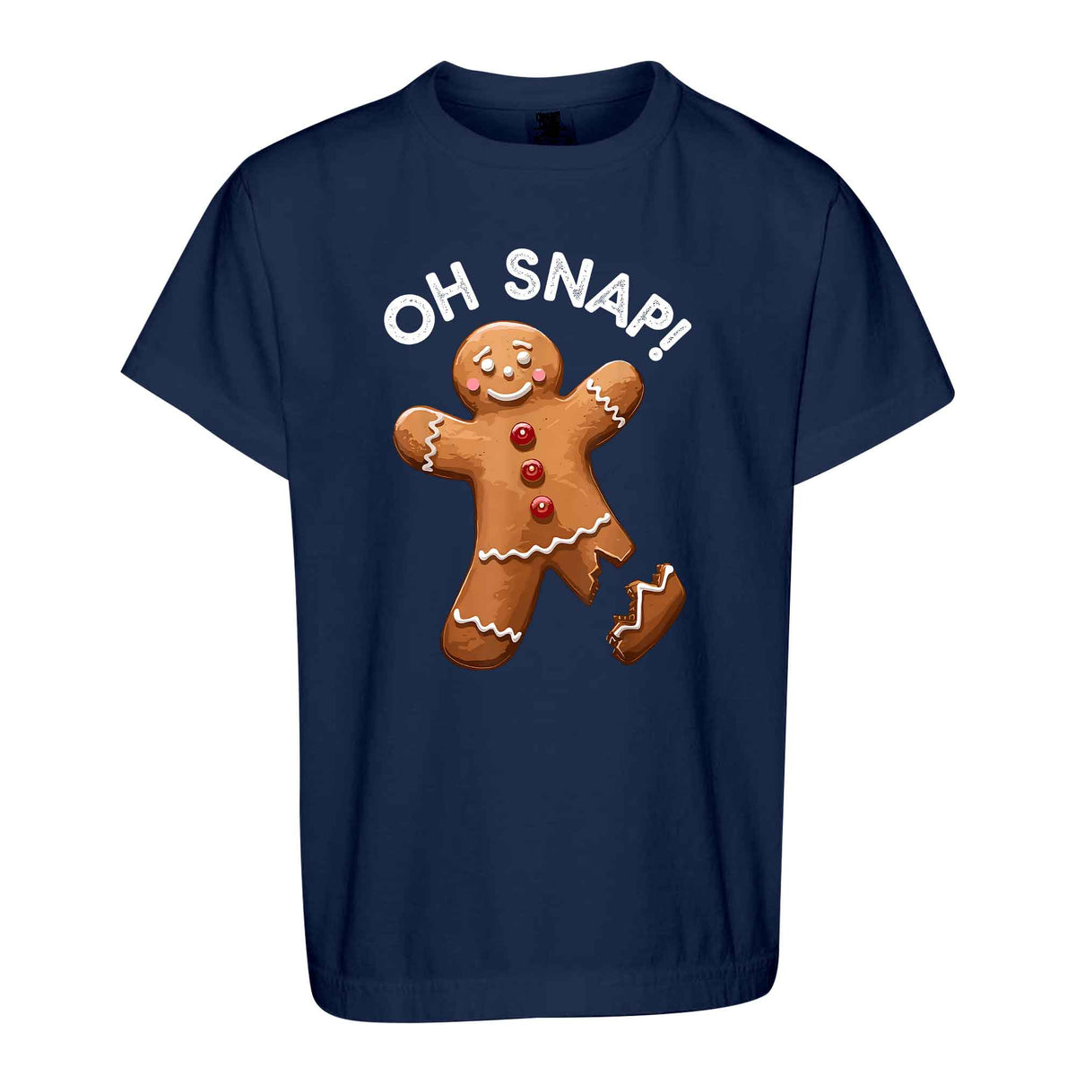 Funny Gingerbread Christmas Sweatshirt, Oh Snap Holiday Graphic Tee, Christmas Gift