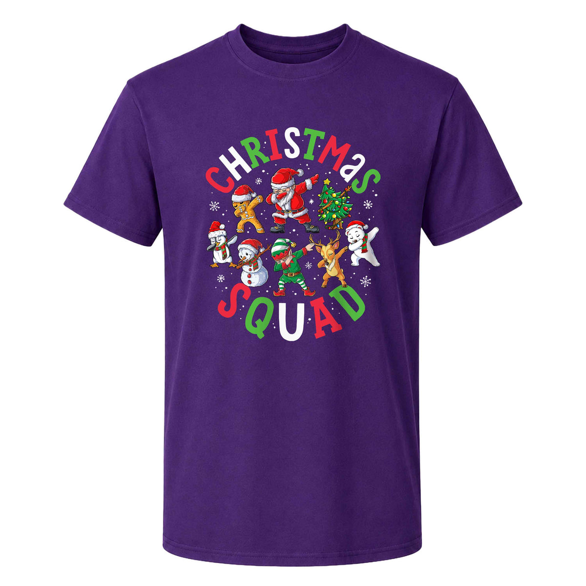 Christmas Squad Matching Family Shirts, Funny Christmas Graphic Tees, Holiday Gift for Family