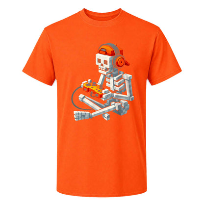 Skeleton Gamer Halloween Sweatshirt, Boys Pumpkin Gaming Shirt, Funny Halloween Gift