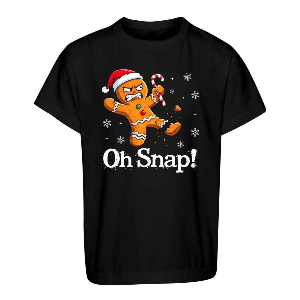 Funny Gingerbread Christmas Sweatshirt, Oh Snap Holiday Graphic Tee, Christmas Gift
