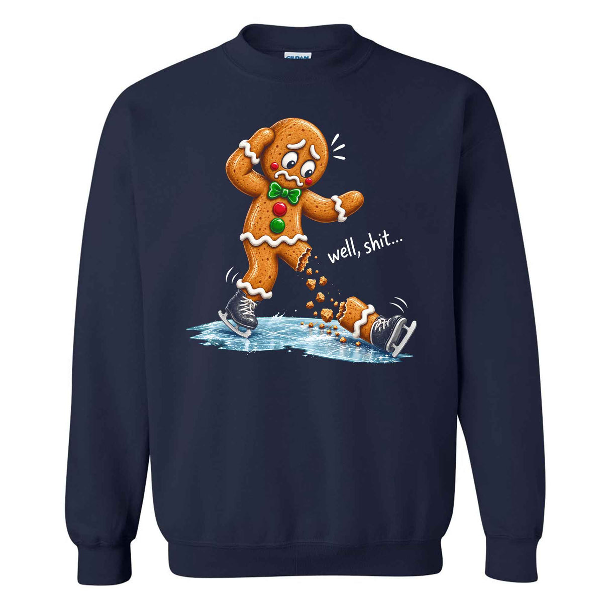 Gingerbread Christmas Sweatshirt, Funny Christmas Shirt Christmas Gift