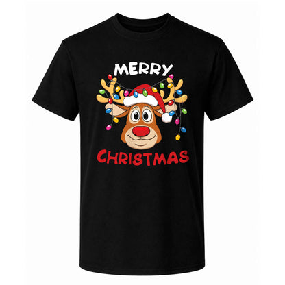Matching Family Christmas Shirts, Merry Christmas Santa Hat Graphic Tees, Christmas Gift for Family