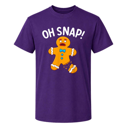 Funny Gingerbread Christmas Sweatshirt, Oh Snap Holiday Graphic Tee, Christmas Gift
