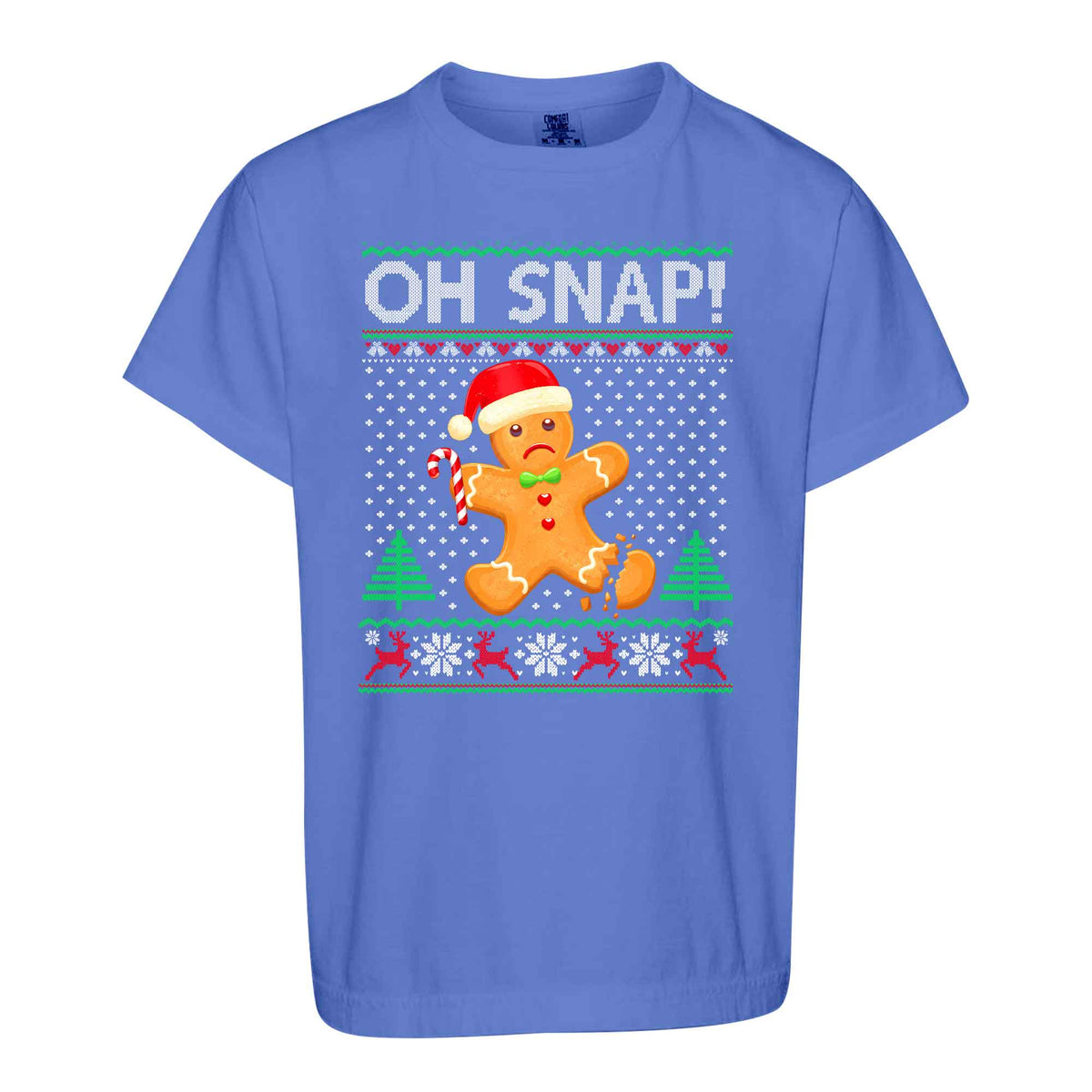 Funny Gingerbread Christmas Sweatshirt, Oh Snap Holiday Graphic Tee, Christmas Gift