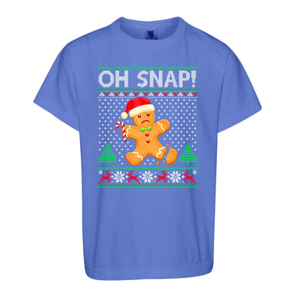 Funny Gingerbread Christmas Sweatshirt, Oh Snap Holiday Graphic Tee, Christmas Gift