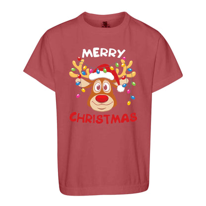 Matching Family Christmas Shirts, Merry Christmas Santa Hat Graphic Tees, Christmas Gift for Family