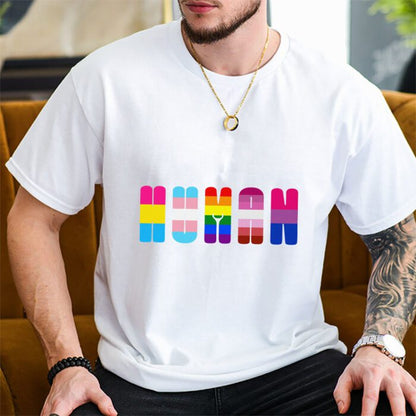 Human Happy Pride Month, I Love lgbt T-shirt For Adult Kids