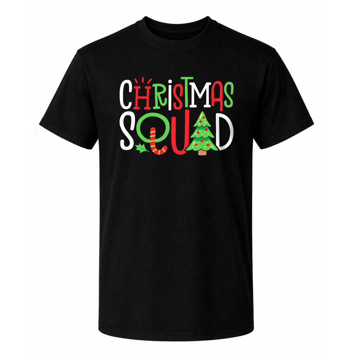 Christmas Squad Matching Family Shirts, Funny Christmas Graphic Tees, Holiday Gift for Family