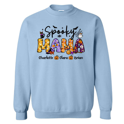 Personalized Halloween Shirt - Spooky Mama - Halloween Gift for Mom & Grandma