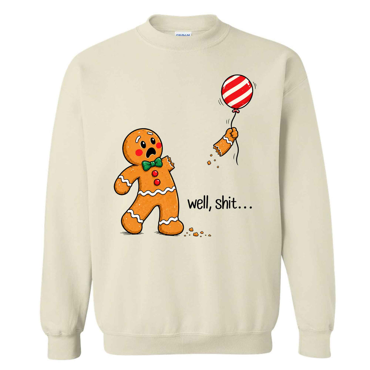 Gingerbread Christmas Sweatshirt, Funny Christmas Shirt Christmas Gift