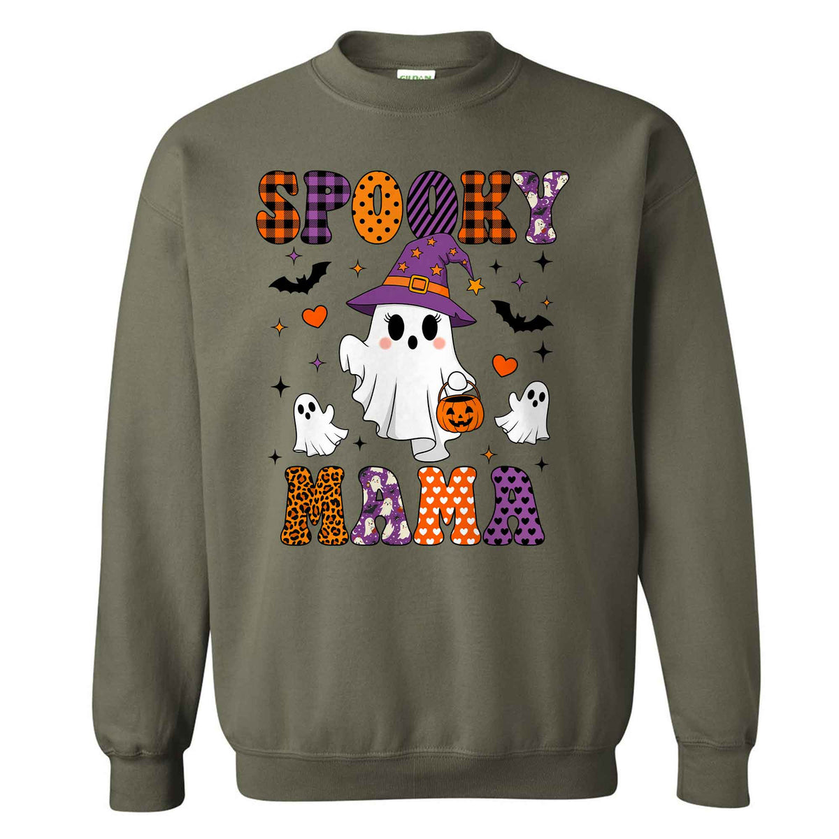 Personalized Halloween Shirt - Spooky Mama Shirt - Halloween Gift for Mom, Grandma, Aunt
