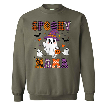 Personalized Halloween Shirt - Spooky Mama Shirt - Halloween Gift for Mom, Grandma, Aunt